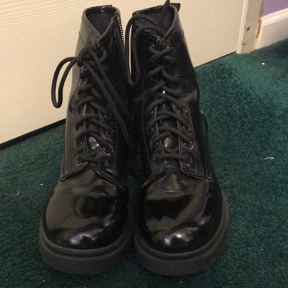 Mossimo Supply Co. Shoes - Black Combat Boots